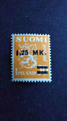 1931 lisäpainama 1,25mk/50p typ 2**
