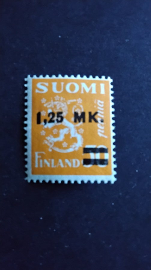 1931 lisäpainama 1,25mk/50p typ 2**