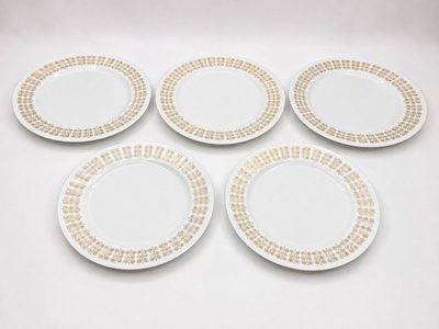 Arabia Pallas lautaset 17 cm – Raija Uosikkinen, 5 kpl