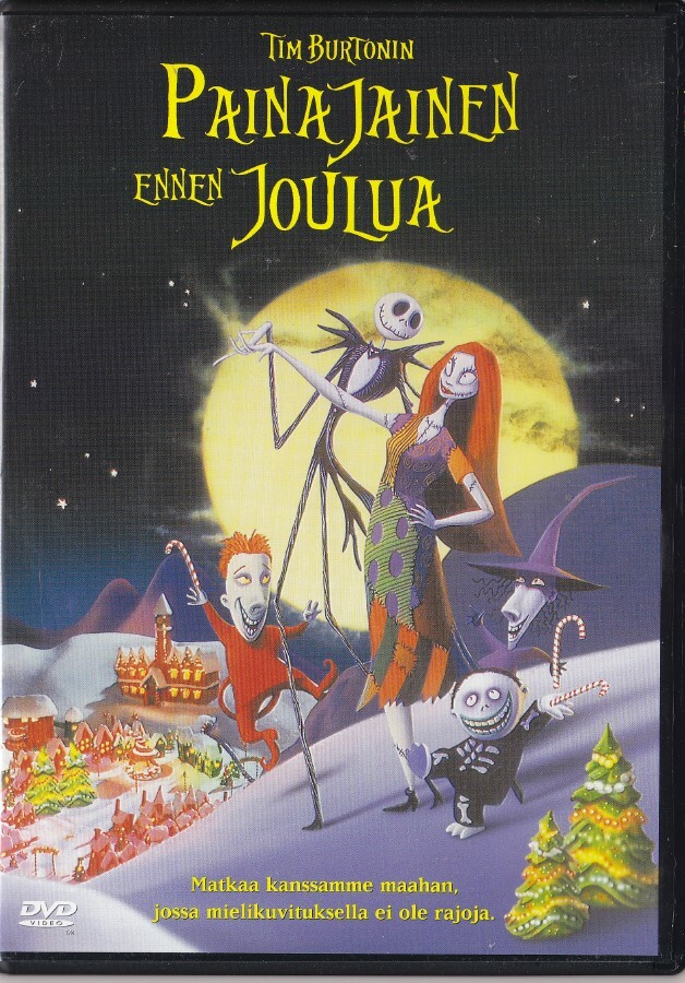 Tim Burtonin Painajainen ennen joulua (DVD K11)