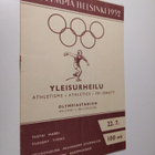 XV Olympia Helsinki 1952 : Yleisurheilu : päiväohjelma ti... - pikkukuva 1