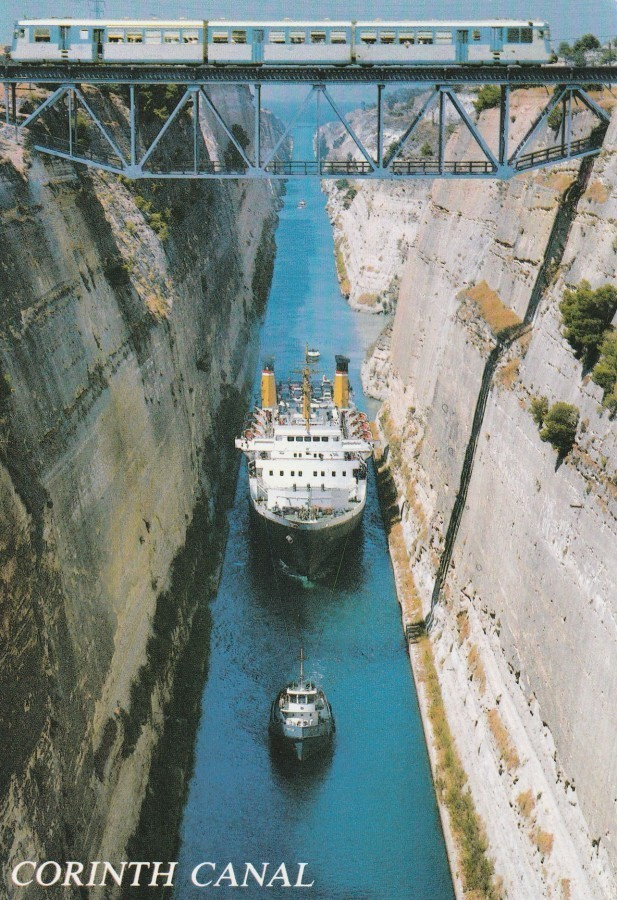 LAIVAKORTTI - CORINTH CANAL