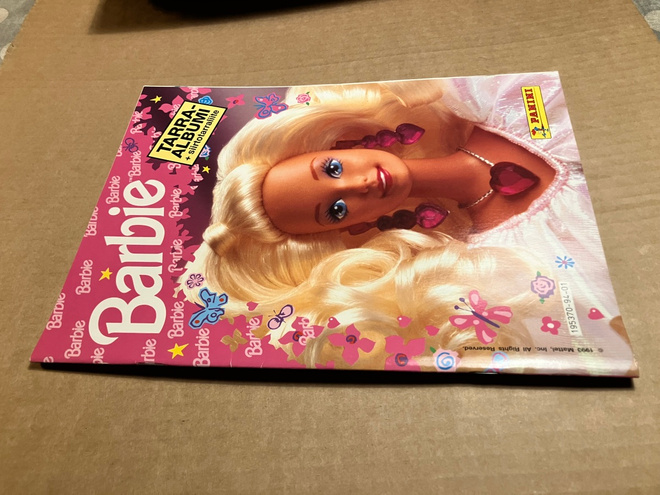 PANINI BARBIE TARRA-ALBUMI 1994 HYVÄ