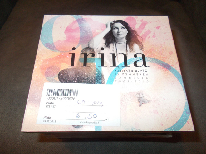 3-CD IRINA ** YHDEKSÄN HYVÄÄ JA KYMMENEN KAUNISTA **