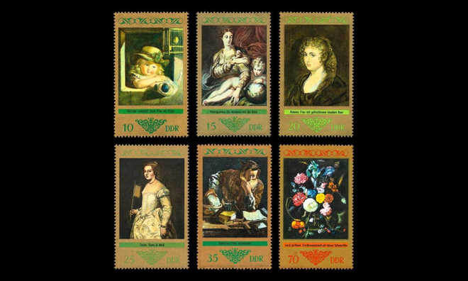 DDR 1892-7 ** Valtion taidekokoelma, maalauksia (1973)