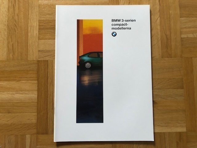 Esite BMW E36, 300-sarja Compact, 316i & 318ti,1995. 3-sarja