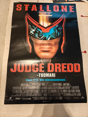 JUDGE DREDD -TUOMARI leffajuliste. Sylvester Stallone!