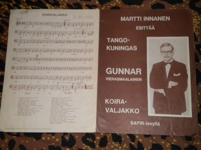 Nuottivihko - MARTTI 'Huuhaa' INNANEN 3Kappaletta 1967