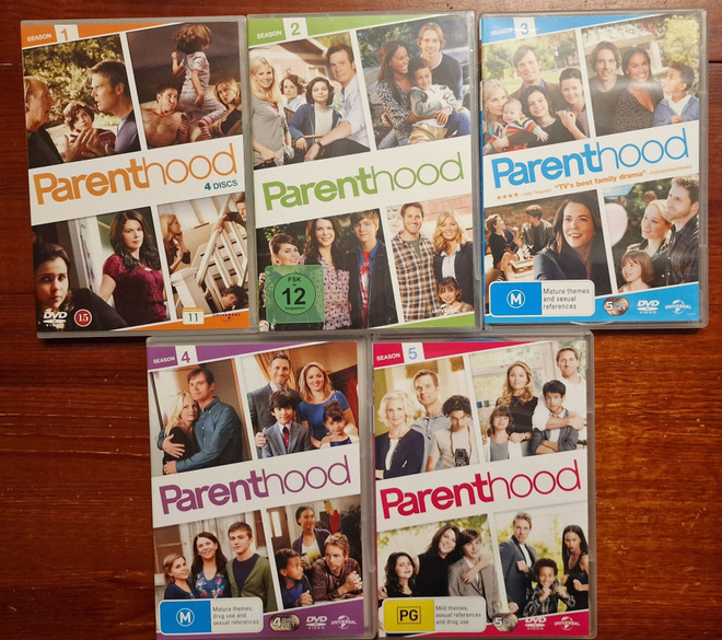 Parenthood - Samaa sukua - kaudet 1-5 dvd boxit