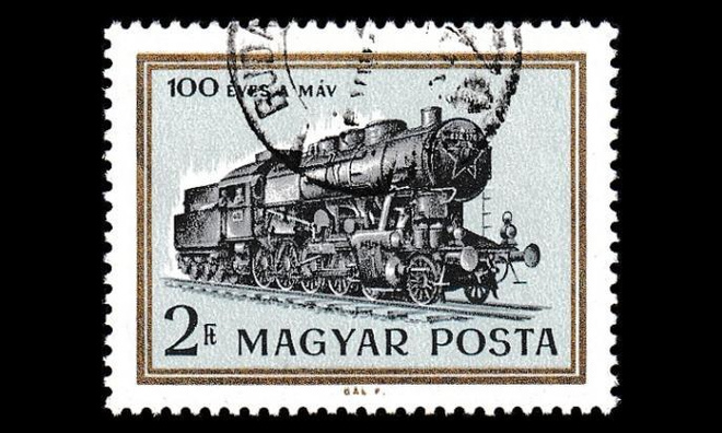 Unkari 2422 o Rautatiet 100v (1968)