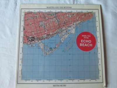 Martha And The Muffins:Metro Music LP 1980  Suomi-painos
