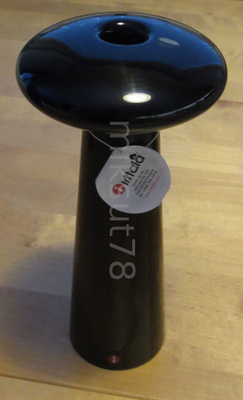 Iittala Atlas kynttilänjalka / kääntömaljakko MUSTA *UUSI