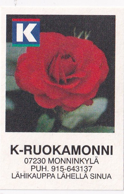 Monninkylä,  K- Ruokamonni, 2/13