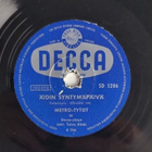 Savikiekko 1954 - Metro-Tytöt - Decca SD 5286 - pikkukuva 1
