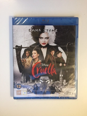 Cruella (Blu-ray) Emma Stone (2021) UUSI