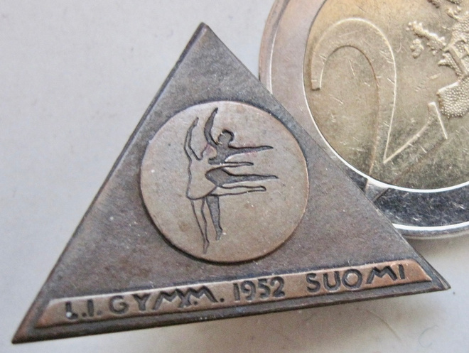 VANHA Merkki Voimistelu 1952 Suomi