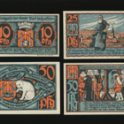 Saksa Notgeld 10, 25, 2 x 50 Pfg, Bad Salzugen - pikkukuva 1