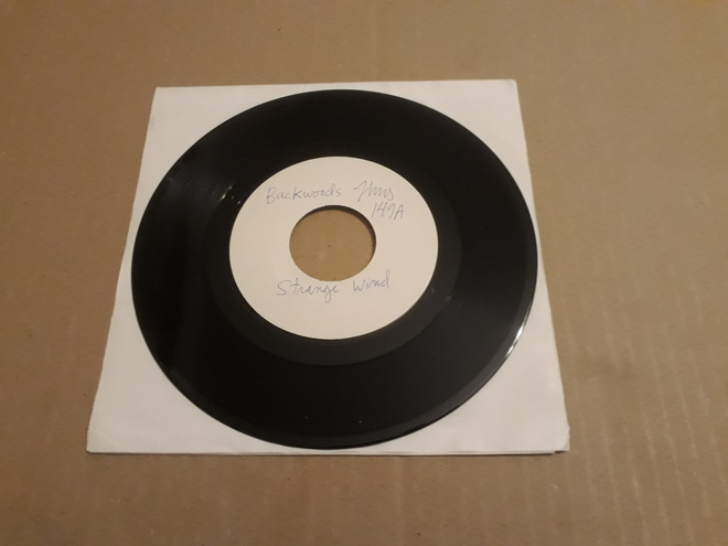 Backwoods - Strange wind  7" koelevy 1980  JHNS 149 mint