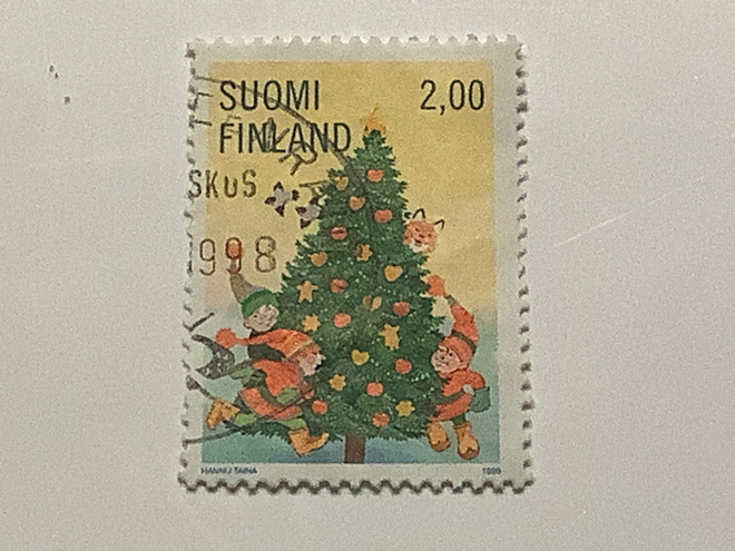 1452 / 1998 Joulu - Joulukuusi o leimattu