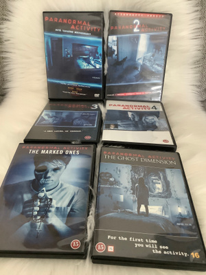 6 X PARANORMAL ACTIVITY (1,2,3,4,MARKED ONES,GHOST DIMESION)