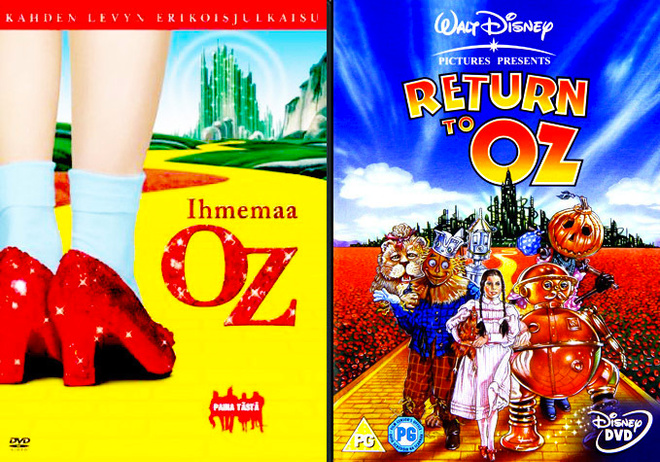 Ihmemaa Oz (1939) 2DVD +jatko-osa: Return to Oz (1985) DVD