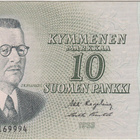 10 Markkaa 1963 Litt.A AÖ-sarjaa, kl.4 - pikkukuva 1