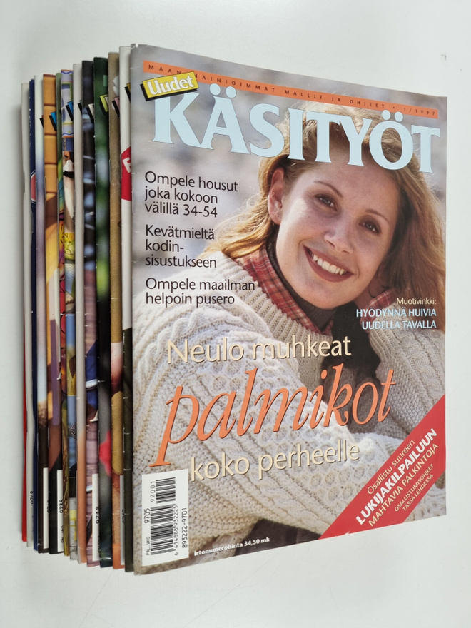 Uudet käsityöt vuosikerta 1997 (nrot 1-13) (puuttuu nro 14)