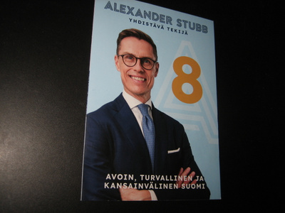 Presidentin vaalimainos  A Stubb