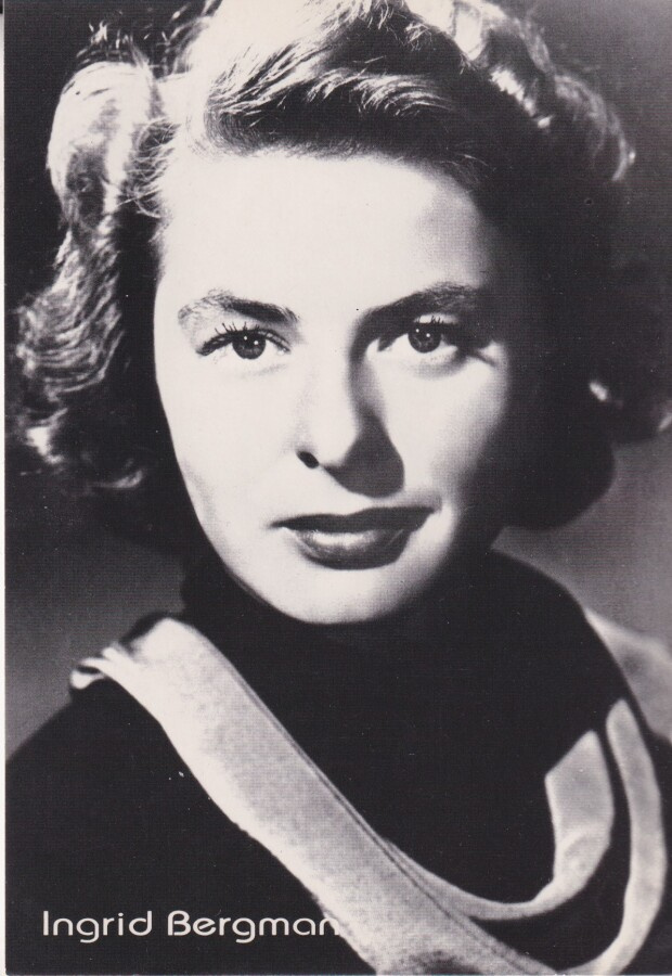 Ingrid Bergman, filmitähti, star.   e222
