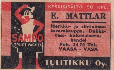 Vaasa - Vasa, E. Mattlar , Sampo    5/16