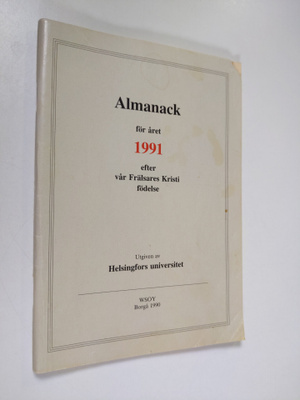 Almanack för året 1991 efter vår Frälsares Kristi födelse