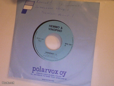 HEMMO & VINOPINO::VESISÄNKY/ROTTIA JA HUMANISMIA:VINYYLI 7"