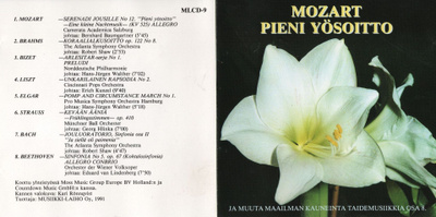 Mozart - 1991 - Pieni Yösoitto- Ja Muuta Maailman Kauneinta