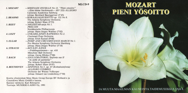 Mozart - 1991 - Pieni Yösoitto- Ja Muuta Maailman Kauneinta