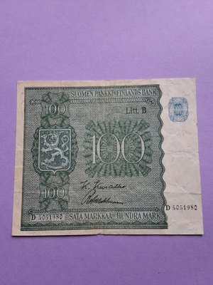 Litt. B SATA MARKKAA D 5051980 v.1945