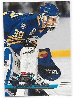1993-94 Stadium Club #178 Dominik Hasek Buffalo Sabres MV