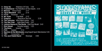 BLOODSTAINS ACROSS WORLD #1 comp 1978-1982 killed by death