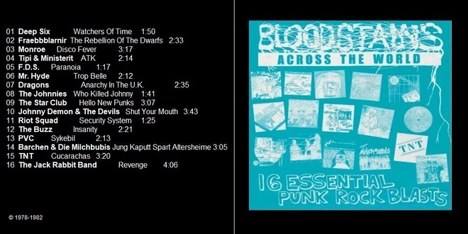 BLOODSTAINS ACROSS WORLD #1 comp 1978-1982 killed by death