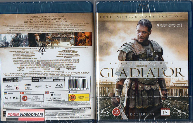 Gladiator	(45 558)	UUSI	-FI-	BLU-RAY	nordic,	(2)	russell cro