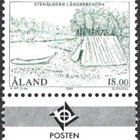 Åland 1994 Kivikausi 18,00 mk välilöpari logo ** LaPe 090 - pikkukuva 1