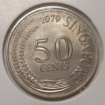 Singapore. 50 cents 1979.