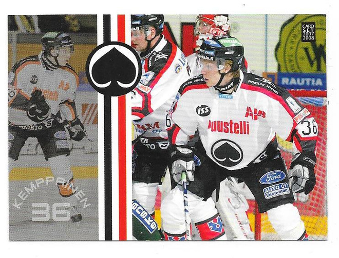2007-08 CardSet #333 Joonas Kemppainen Ässät