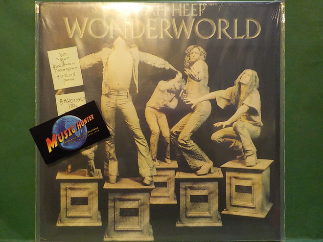 URIAH HEEP - WONDERWORLD - EU 2015 REISSUE UUSI 180g LP