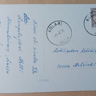 Yllästunturi, retkeläinen kivellä ihailee maisemaa p. 1975 - pikkukuva 2