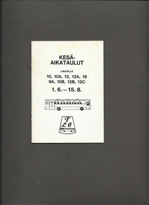 Kesäaikataulut, TLO, 1983