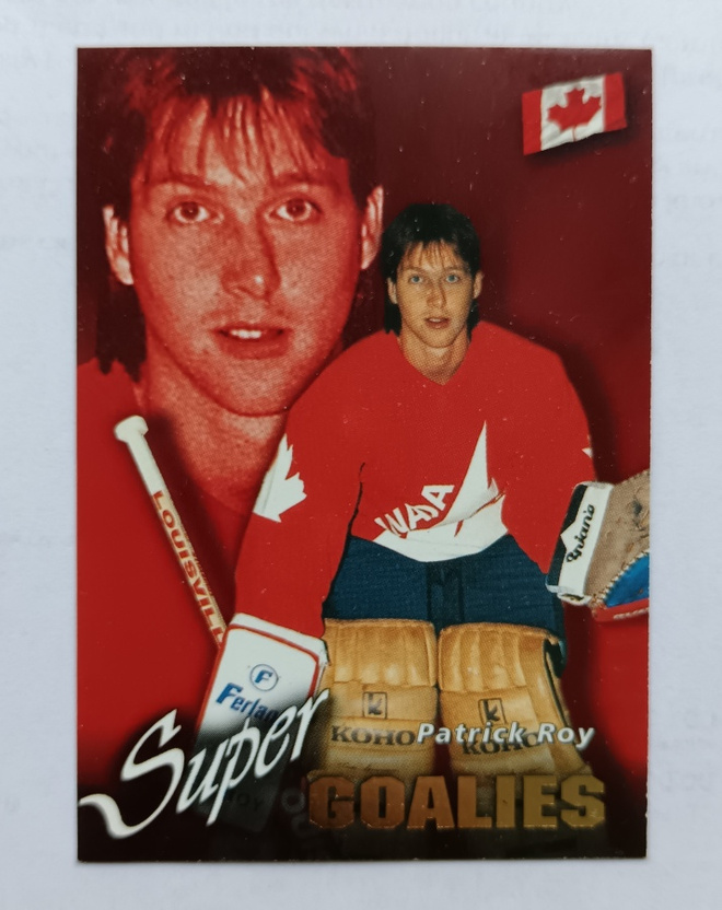 1996 Semic Wien Super Goalie Patrick Roy