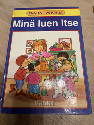 Mina luen itse Kolibri tavuviivakirja kovakantinen