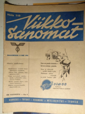Viikkosanomat Nro 8/1941 (27.11)