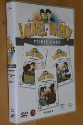 3DVD Ohukainen & Paksukainen 3 elokuvaa boksi