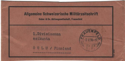 LEHTIKÄÄRE Frauenfeld, S -oulu sveitsiläinen sotilaslehti